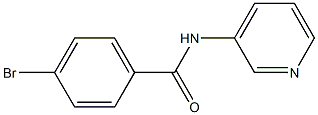 4-bromo-N-pyridin-3-ylbenzamide 구조식 이미지
