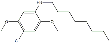 4-chloro-2,5-dimethoxy-N-octylaniline 구조식 이미지