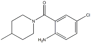 4-chloro-2-[(4-methylpiperidin-1-yl)carbonyl]aniline 구조식 이미지