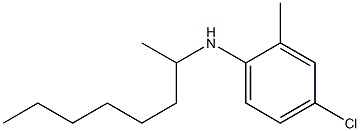 4-chloro-2-methyl-N-(octan-2-yl)aniline Structure