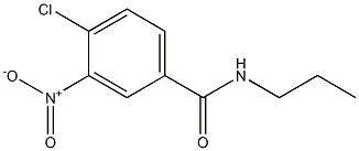 4-chloro-3-nitro-N-propylbenzamide 구조식 이미지