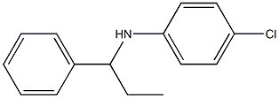 4-chloro-N-(1-phenylpropyl)aniline Structure