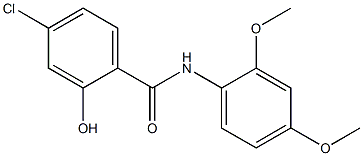 4-chloro-N-(2,4-dimethoxyphenyl)-2-hydroxybenzamide Structure