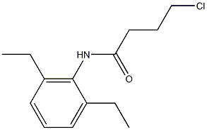 4-chloro-N-(2,6-diethylphenyl)butanamide Structure