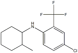 4-chloro-N-(2-methylcyclohexyl)-2-(trifluoromethyl)aniline Structure