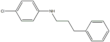 4-chloro-N-(3-phenylpropyl)aniline 구조식 이미지