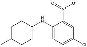 4-chloro-N-(4-methylcyclohexyl)-2-nitroaniline Structure