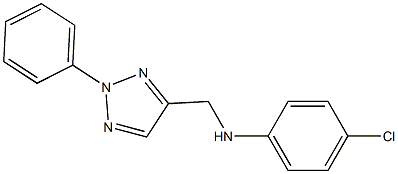4-chloro-N-[(2-phenyl-2H-1,2,3-triazol-4-yl)methyl]aniline 구조식 이미지