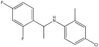 4-chloro-N-[1-(2,4-difluorophenyl)ethyl]-2-methylaniline 구조식 이미지