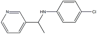 4-chloro-N-[1-(pyridin-3-yl)ethyl]aniline Structure