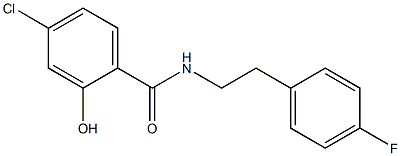 4-chloro-N-[2-(4-fluorophenyl)ethyl]-2-hydroxybenzamide Structure