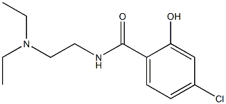 4-chloro-N-[2-(diethylamino)ethyl]-2-hydroxybenzamide Structure