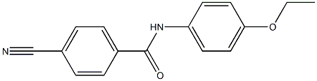 4-cyano-N-(4-ethoxyphenyl)benzamide Structure