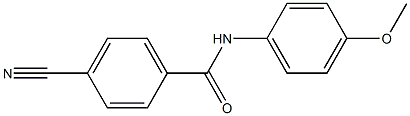 4-cyano-N-(4-methoxyphenyl)benzamide Structure