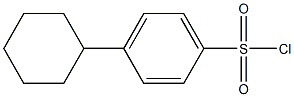 4-cyclohexylbenzene-1-sulfonyl chloride Structure