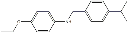 4-ethoxy-N-{[4-(propan-2-yl)phenyl]methyl}aniline 구조식 이미지