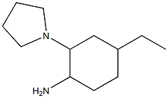 4-ethyl-2-pyrrolidin-1-ylcyclohexanamine 구조식 이미지