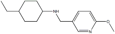 4-ethyl-N-[(6-methoxypyridin-3-yl)methyl]cyclohexan-1-amine 구조식 이미지