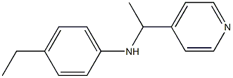 4-ethyl-N-[1-(pyridin-4-yl)ethyl]aniline 구조식 이미지