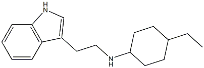 4-ethyl-N-[2-(1H-indol-3-yl)ethyl]cyclohexan-1-amine Structure