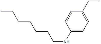 4-ethyl-N-heptylaniline 구조식 이미지