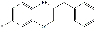 4-fluoro-2-(3-phenylpropoxy)aniline 구조식 이미지