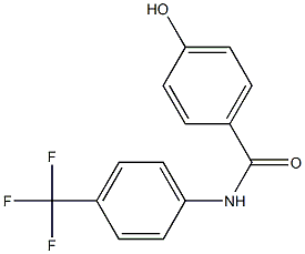 4-hydroxy-N-[4-(trifluoromethyl)phenyl]benzamide Structure