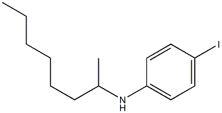 4-iodo-N-(octan-2-yl)aniline 구조식 이미지