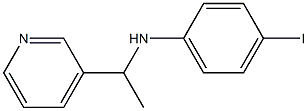 4-iodo-N-[1-(pyridin-3-yl)ethyl]aniline 구조식 이미지