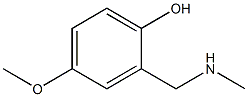 4-methoxy-2-[(methylamino)methyl]phenol 구조식 이미지