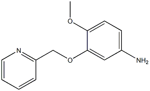 4-methoxy-3-(pyridin-2-ylmethoxy)aniline 구조식 이미지