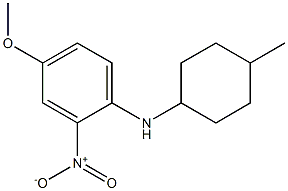 4-methoxy-N-(4-methylcyclohexyl)-2-nitroaniline Structure