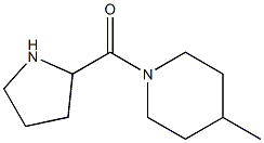 4-methyl-1-(pyrrolidin-2-ylcarbonyl)piperidine 구조식 이미지