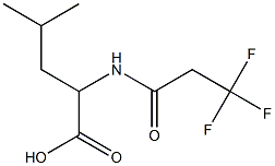 4-methyl-2-[(3,3,3-trifluoropropanoyl)amino]pentanoic acid Structure