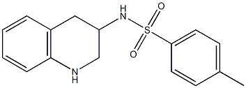 4-methyl-N-(1,2,3,4-tetrahydroquinolin-3-yl)benzene-1-sulfonamide 구조식 이미지