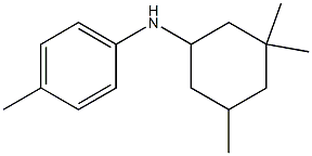 4-methyl-N-(3,3,5-trimethylcyclohexyl)aniline Structure