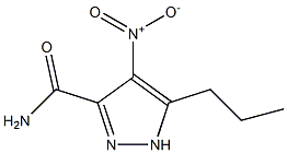 4-nitro-5-propyl-1H-pyrazole-3-carboxamide 구조식 이미지