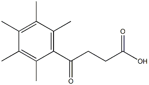 4-oxo-4-(2,3,4,5,6-pentamethylphenyl)butanoic acid Structure