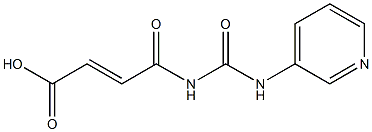 4-oxo-4-[(pyridin-3-ylcarbamoyl)amino]but-2-enoic acid 구조식 이미지