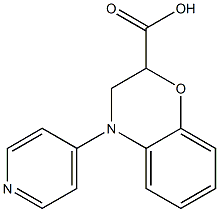 4-pyridin-4-yl-3,4-dihydro-2H-1,4-benzoxazine-2-carboxylic acid 구조식 이미지