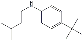 4-tert-butyl-N-(3-methylbutyl)aniline 구조식 이미지