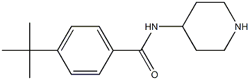 4-tert-butyl-N-piperidin-4-ylbenzamide 구조식 이미지