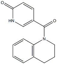 5-(1,2,3,4-tetrahydroquinolin-1-ylcarbonyl)-1,2-dihydropyridin-2-one 구조식 이미지