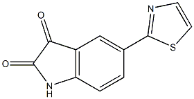 5-(1,3-thiazol-2-yl)-1H-indole-2,3-dione Structure