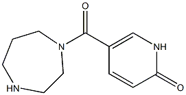 5-(1,4-diazepan-1-ylcarbonyl)pyridin-2(1H)-one 구조식 이미지