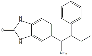 5-(1-amino-2-phenylbutyl)-2,3-dihydro-1H-1,3-benzodiazol-2-one Structure