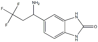 5-(1-amino-3,3,3-trifluoropropyl)-2,3-dihydro-1H-1,3-benzodiazol-2-one 구조식 이미지