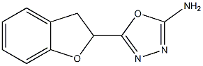 5-(2,3-dihydro-1-benzofuran-2-yl)-1,3,4-oxadiazol-2-amine Structure