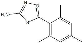 5-(2,4,6-trimethylphenyl)-1,3,4-thiadiazol-2-amine 구조식 이미지