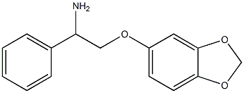 5-(2-amino-2-phenylethoxy)-2H-1,3-benzodioxole Structure